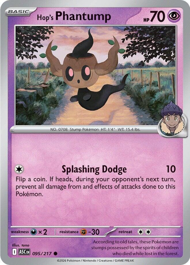 Ascended Heroes Hop's Phantump [Ball] Pokémon card